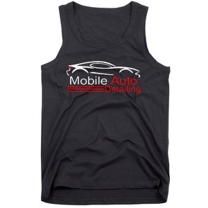 Auto Detailing Car Detailer Mobile Detailing Matching Tank Top