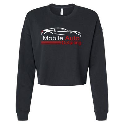 Auto Detailing Car Detailer Mobile Detailing Matching Cropped Pullover Crew