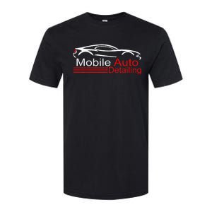 Auto Detailing Car Detailer Mobile Detailing Matching Softstyle CVC T-Shirt