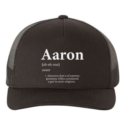 Aaron Definition Cute Personalized Name Gift For Aaron Yupoong Adult 5-Panel Trucker Hat