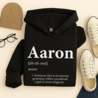 Aaron Definition Cute Personalized Name Gift For Aaron Hoodie