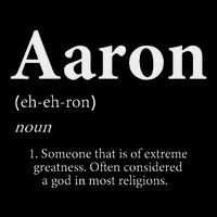 Aaron Definition Cute Personalized Name Gift For Aaron Apron