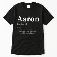 Aaron Definition Cute Personalized Name Gift For Aaron Tall T-Shirt