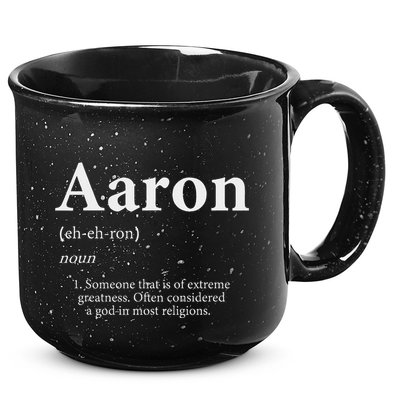Aaron Definition Cute Personalized Name Gift For Aaron 15oz Campfire Ceramic Mug