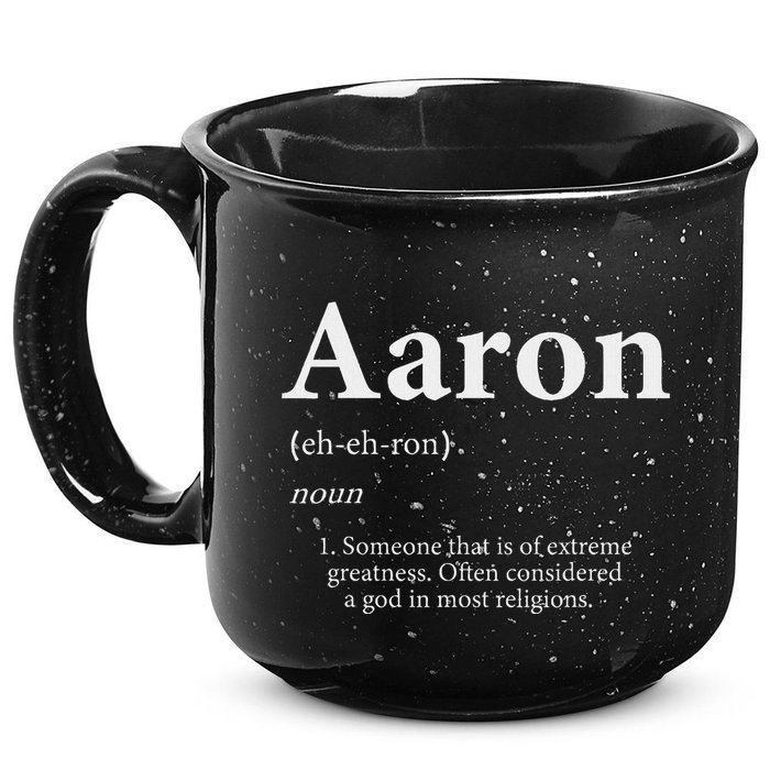 Aaron Definition Cute Personalized Name Gift For Aaron 15oz Campfire Ceramic Mug