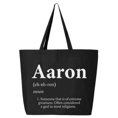 Aaron Definition Cute Personalized Name Gift For Aaron 25L Jumbo Tote