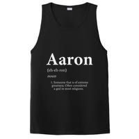 Aaron Definition Cute Personalized Name Gift For Aaron PosiCharge Competitor Tank