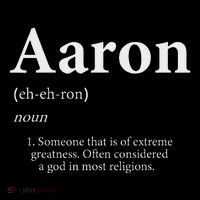 Aaron Definition Cute Personalized Name Gift For Aaron Tank Top