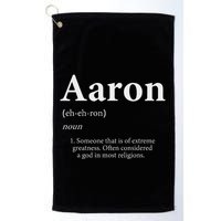 Aaron Definition Cute Personalized Name Gift For Aaron Golf Towel