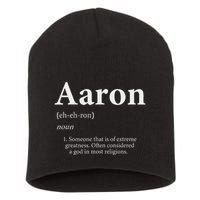 Aaron Definition Cute Personalized Name Gift For Aaron Short Acrylic Beanie