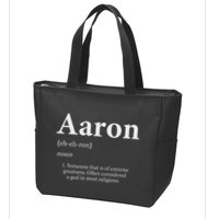 Aaron Definition Cute Personalized Name Gift For Aaron Zip Tote Bag
