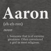Aaron Definition Cute Personalized Name Gift For Aaron Vector Backpack
