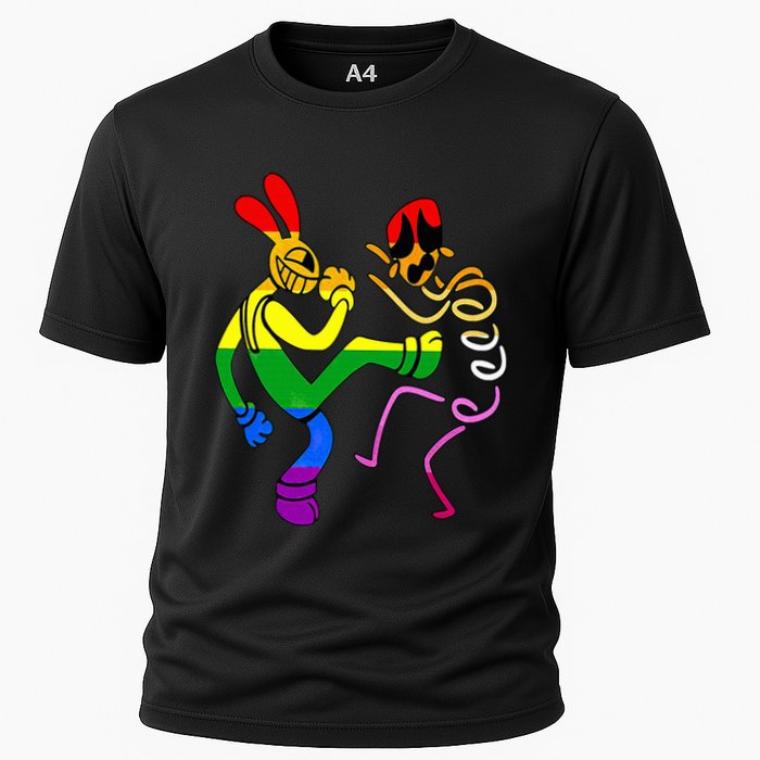 amazing digital circus gooseworx lgbt  Cooling Performance Crew T-Shirt