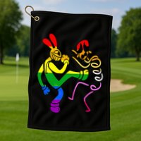 amazing digital circus gooseworx lgbt  Golf Towel