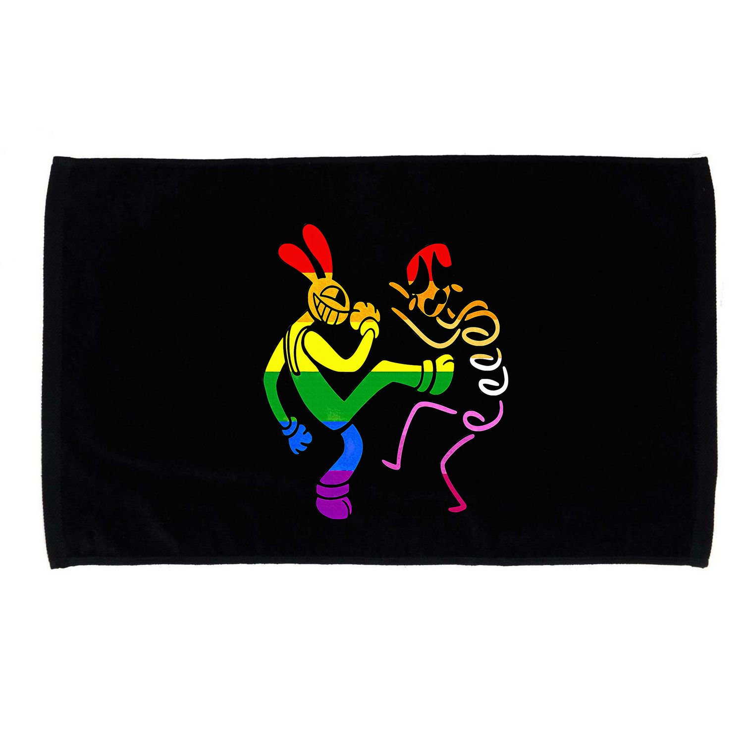 amazing digital circus gooseworx lgbt  Microfiber Hand Towel