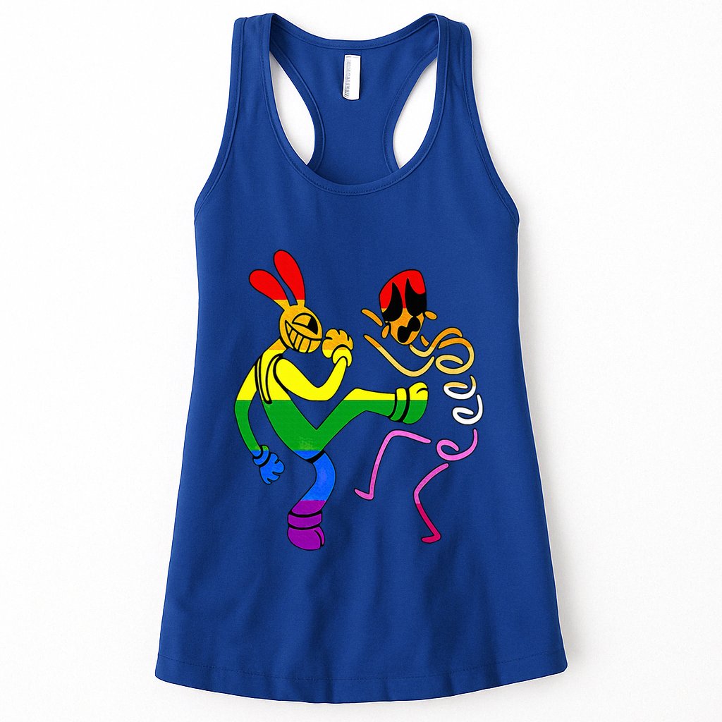 amazing digital circus gooseworx lgbt  Womens Tank Top