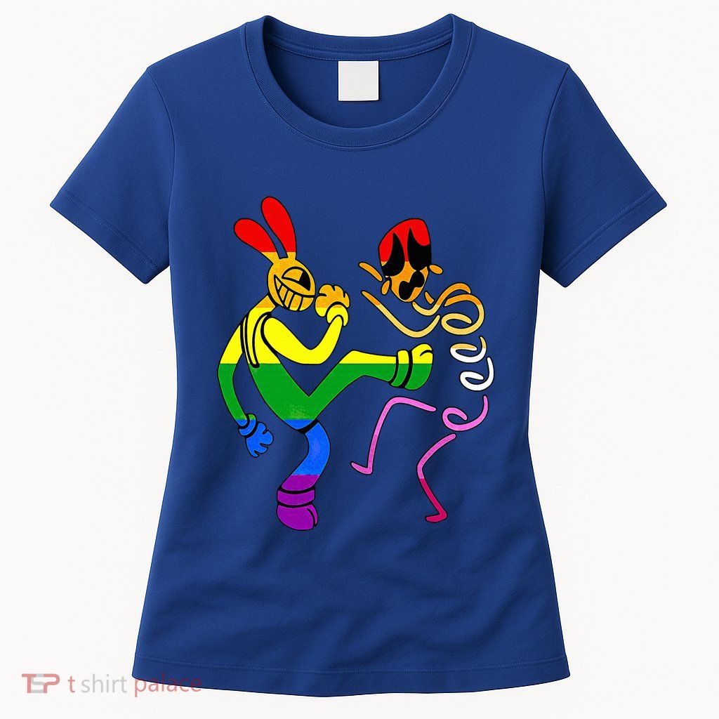 amazing digital circus gooseworx lgbt  Womens T-Shirt