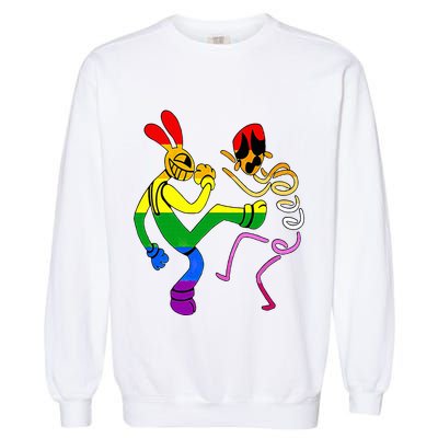 amazing digital circus gooseworx lgbt  Garment-Dyed Sweatshirt