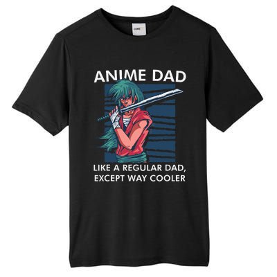 Anime DAD Cute Anime Guy Manga Art Lover Design Tall Fusion ChromaSoft Performance T-Shirt