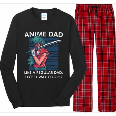 Anime DAD Cute Anime Guy Manga Art Lover Design Long Sleeve Pajama Set