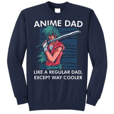 Anime DAD Cute Anime Guy Manga Art Lover Design Tall Sweatshirt