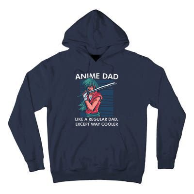 Anime DAD Cute Anime Guy Manga Art Lover Design Tall Hoodie