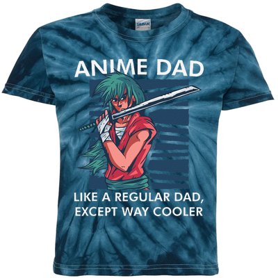 Anime DAD Cute Anime Guy Manga Art Lover Design Kids Tie-Dye T-Shirt