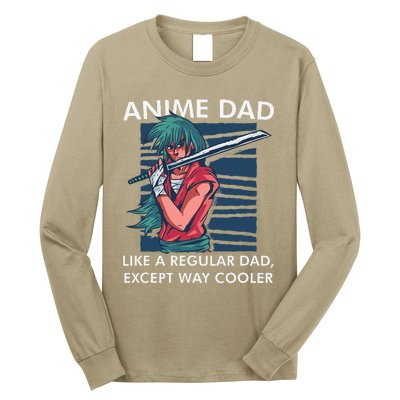 Anime DAD Cute Anime Guy Manga Art Lover Design Long Sleeve Shirt