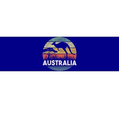 Australia Day Cool Gift Funny Australian Kangaroo Vintage Gift Bumper Sticker