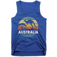 Australia Day Cool Gift Funny Australian Kangaroo Vintage Gift Tank Top