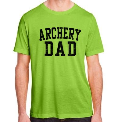 Archery Dad Classic Bold Font FatherS Day Daddy Adult ChromaSoft Performance T-Shirt