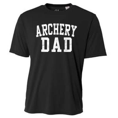 Archery Dad Classic Bold Font FatherS Day Daddy Cooling Performance Crew T-Shirt