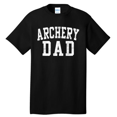 Archery Dad Classic Bold Font FatherS Day Daddy Tall T-Shirt