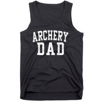 Archery Dad Classic Bold Font FatherS Day Daddy Tank Top