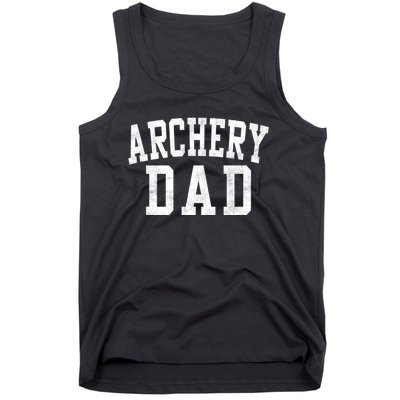 Archery Dad Classic Bold Font FatherS Day Daddy Tank Top