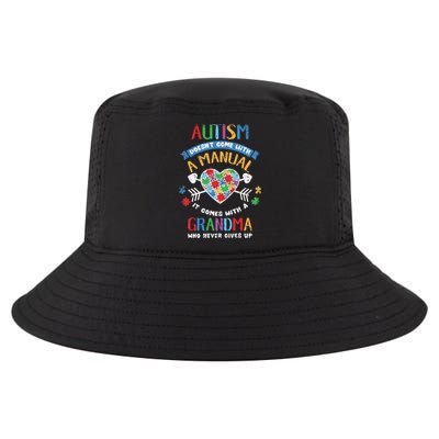 Autism Doesnt Come With A Manual Autism Grandma Vintage Cool Comfort Performance Bucket Hat