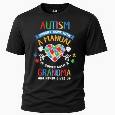 Autism Doesnt Come With A Manual Autism Grandma Vintage Performance Shirt