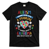 Autism Doesnt Come With A Manual Autism Grandma Vintage T-Shirt