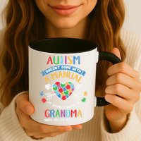 Autism Doesnt Come With A Manual Autism Grandma Vintage Mug