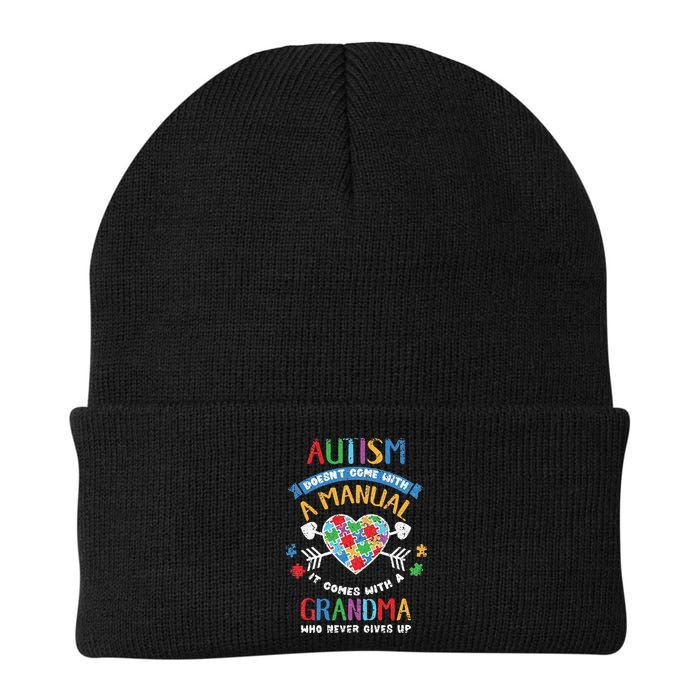 Autism Doesnt Come With A Manual Autism Grandma Vintage Beanie