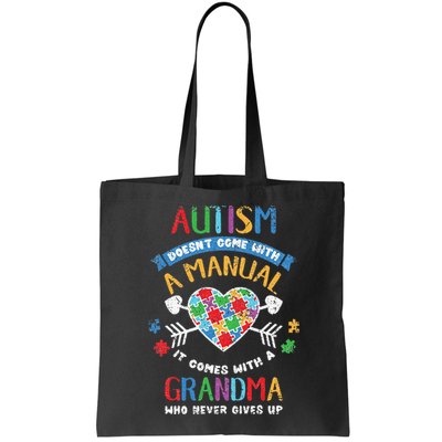 Autism Doesnt Come With A Manual Autism Grandma Vintage Bag