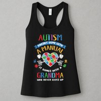 Autism Doesnt Come With A Manual Autism Grandma Vintage Womens Tank Top