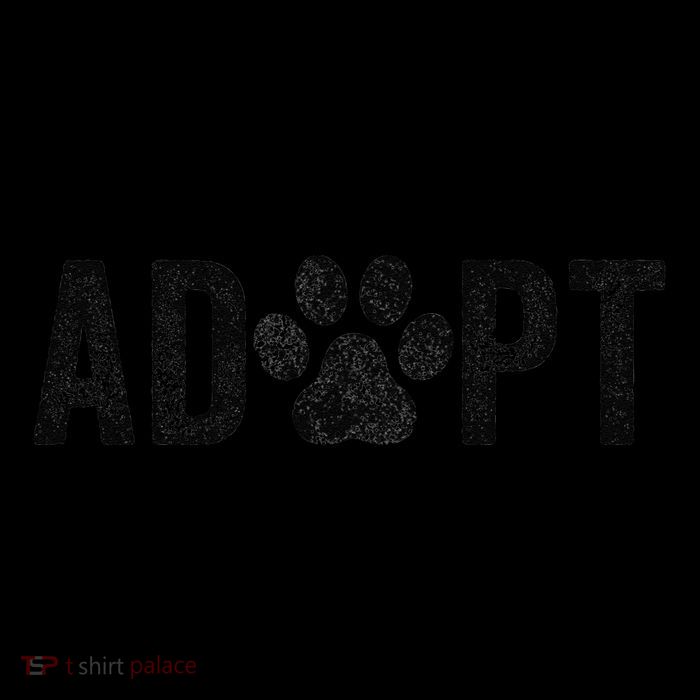 Adopt Dog Cat Pet Rescue Animal Adoption Funny Vintage Retro Womens T-Shirt