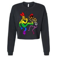 Amazing Digital Circus Gooseworx LGBT  Cropped Pullover Crew