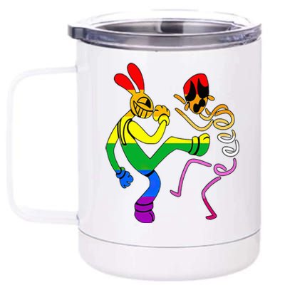 Amazing Digital Circus Gooseworx LGBT  12 oz Stainless Steel Tumbler Cup