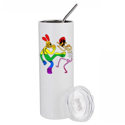 Amazing Digital Circus Gooseworx LGBT  Stainless Steel Tumbler