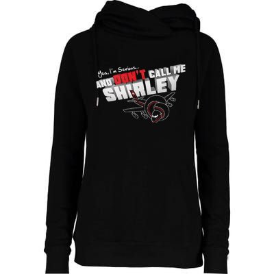 Airplane DonT Call Me Shirley Womens Funnel Neck Pullover Hood