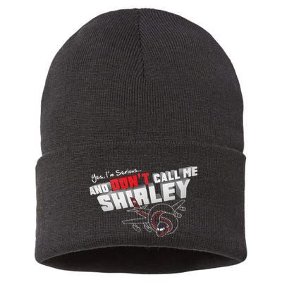 Airplane DonT Call Me Shirley Sustainable Knit Beanie