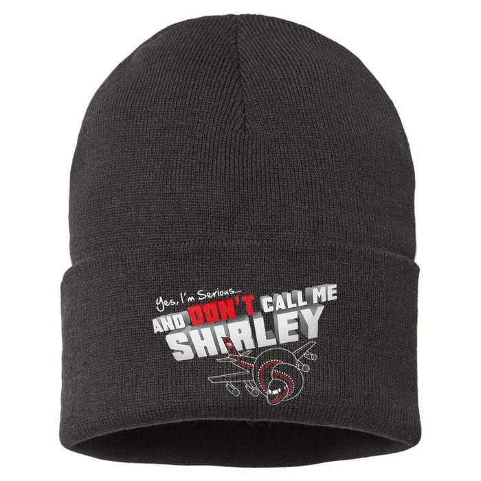 Airplane DonT Call Me Shirley Sustainable Knit Beanie