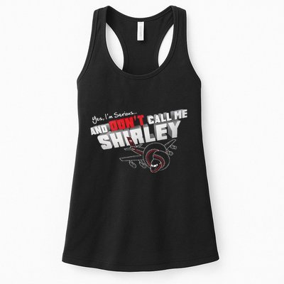 Airplane DonT Call Me Shirley Womens Tank Top